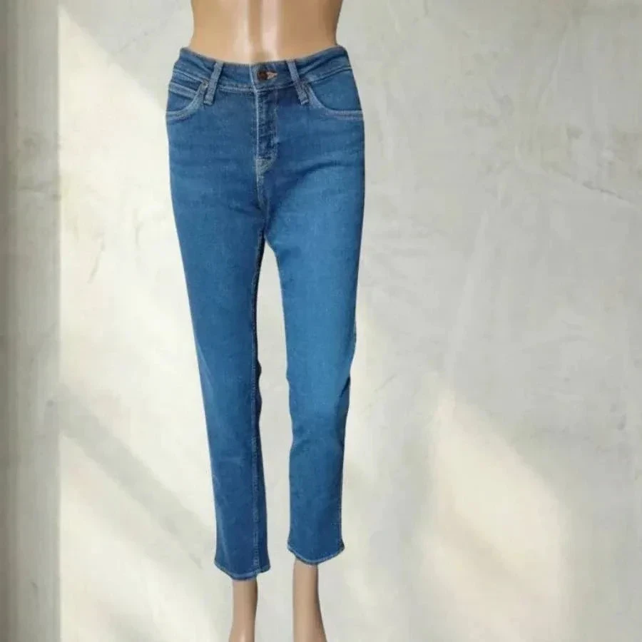 Nieuwe LEE jean model elly slim fit - hoge taille - rekbaar - indigo blauw – photo 3